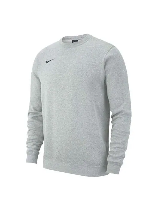 Футболка club crew polar fleece sweatshirts 'grey' Nike — изображение 1 из 4, серый
