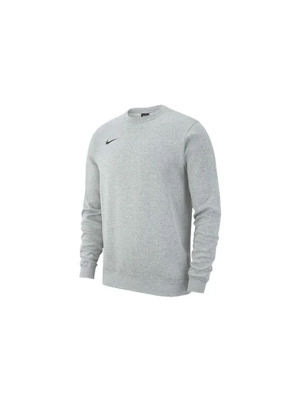 Футболка club crew polar fleece sweatshirts 'grey' Nike — изображение 2 из 4, серый
