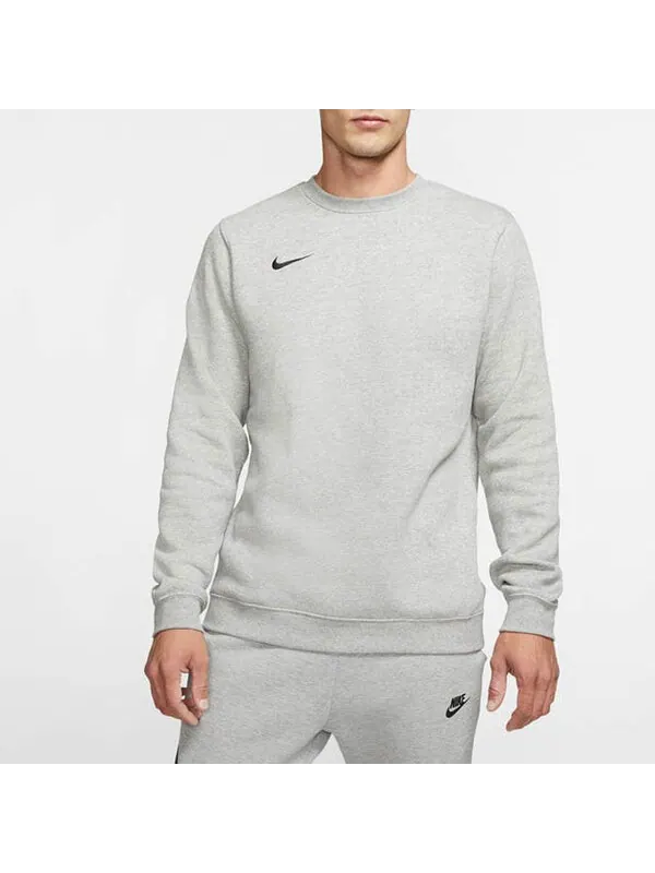 Футболка club crew polar fleece sweatshirts 'grey' Nike — изображение 4 из 4, серый