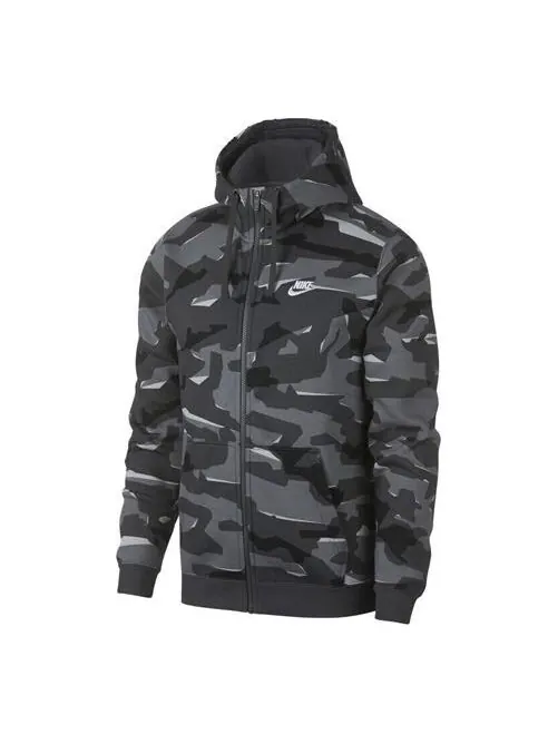 Куртка Nike As Camo JKT Jacket Grey Camo Jacket 'Grey Black' — изображение 1 из 4, серый/черный