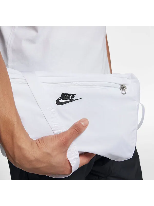 Куртка Nike Swoosh Half-Zip Jacket 'White Black' — изображение 2 из 4, белый