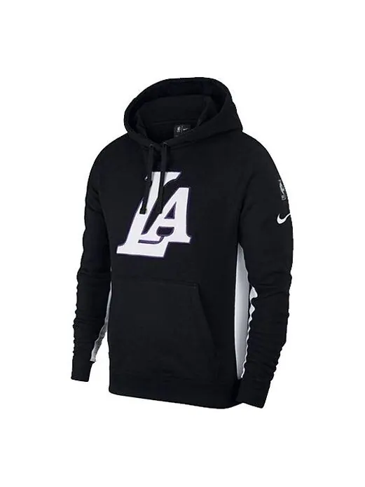 Толстовка Nike NBA Los Angeles Lakers Pullover Black — изображение 1 из 4, черный