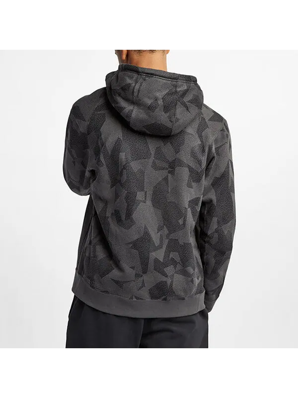 Куртка Nike Kyrie Kyrie Irving Basketball Sports Fleece Lined Jacket Gray — изображение 4 из 4, серый