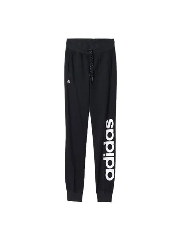 Брюки Essentials линейные брюки Adidas — изображение 1 из 3, черный