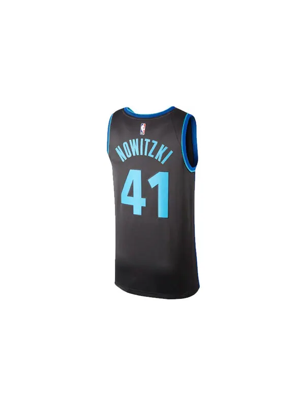 Футболка nba dirk nowitzki city edition swingman dallas mavericks Nike — изображение 2 из 2, черный