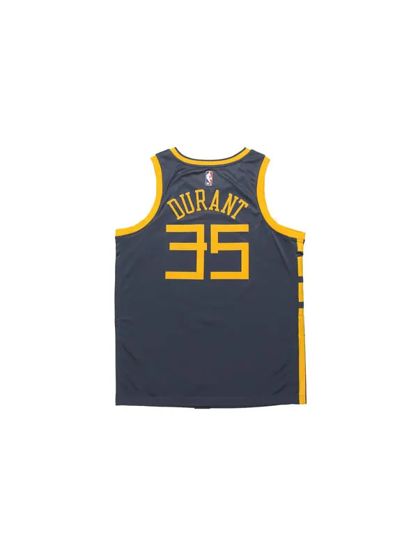 Майка Nike NBA Jersey 18-19 Kevin Durant Golden State Warriors 3 No. 5 City limited SW Blue Gray — изображение 2 из 2, синий