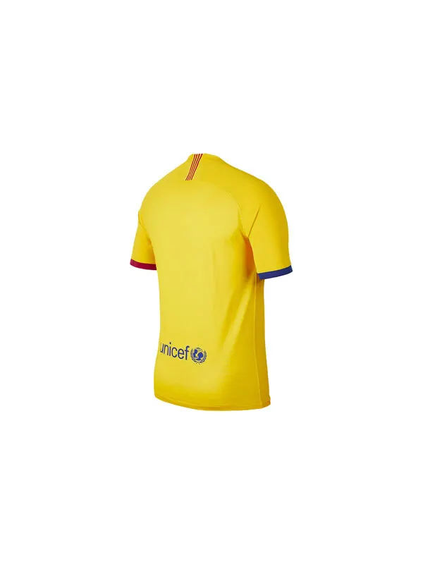 Футболка fc barcelona 19 20 vapor выездная версия игрока джерси Nike — изображение 2 из 2, желтый