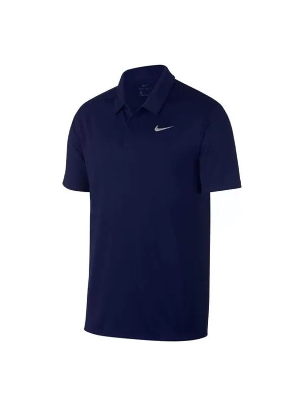 Футболка Nike Golf Dri-FIT Essential Polo Shirt 'Navy Blue' — изображение 1 из 4, синий