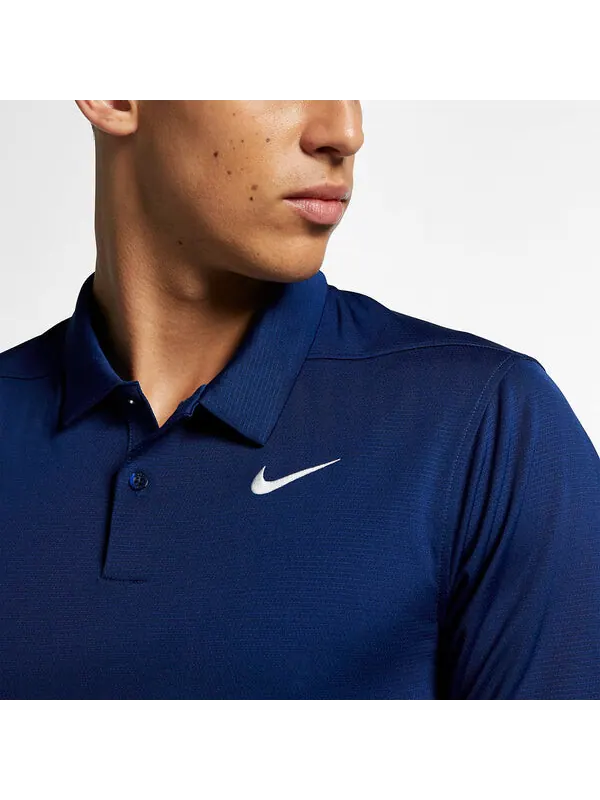 Футболка Nike Golf Dri-FIT Essential Polo Shirt 'Navy Blue' — изображение 2 из 4, синий