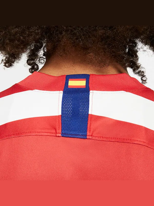 Футболка atletico madrid домашняя футбольная майка Nike — изображение 4 из 4, красный/белый