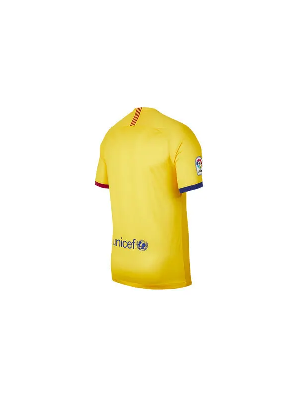 Футболка fc barcelona 19 20 выездная фанатская футболка Nike — изображение 2 из 4, желтый