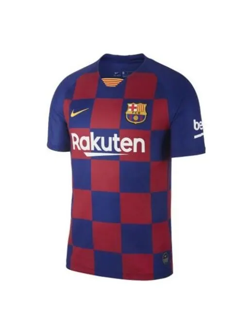 Футболка Домашняя майка ФК Барселона 19 20 Nike — изображение 1 из 4, красный/синий