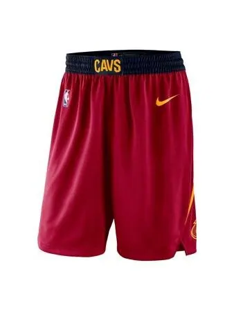 Шорты cleveland cavaliers icon edition swingman шорты limited sw красные Nike — изображение 1 из 2, красный/желтый