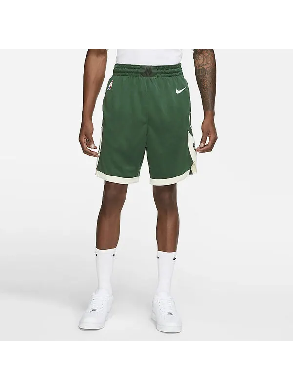 Шорты nba icon edition team limited шорты sw fan edition milwaukee bucks Nike — изображение 4 из 4, зеленый