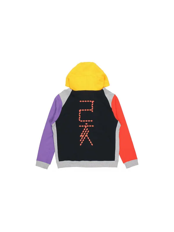 Толстовка Nike Kyrie CNY Chinese New Year Fleece Lined Basketball Jacket 'Grey Multi-Color' — изображение 2 из 4, серый