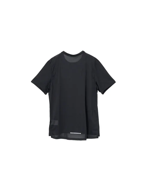 Футболка athleisure casual sports round neck short sleeve black Nike — изображение 2 из 4, черный