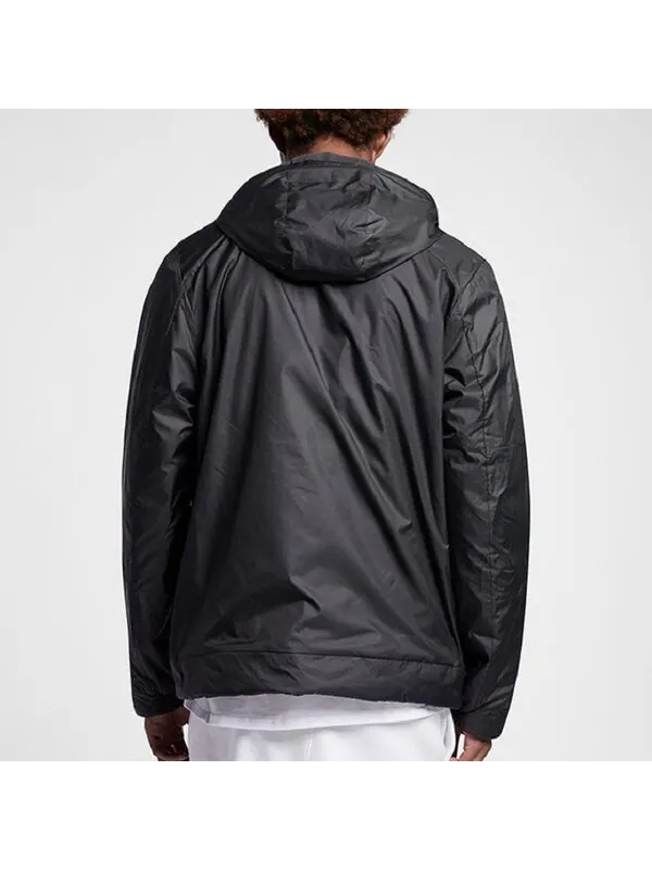 Куртка casual sports stay warm hooded padded jacket black Nike — изображение 4 из 4, черный