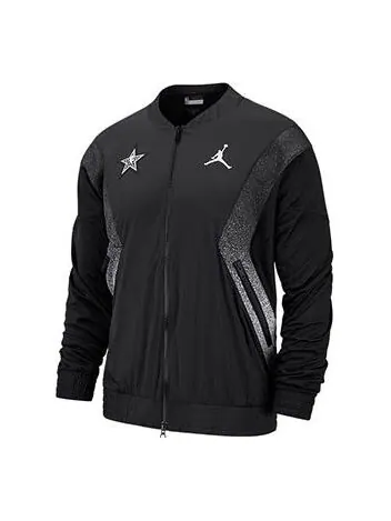 Куртка NBA Air Jordan 2019 All Star Charlotte Jacket Black — изображение 1 из 3, черный