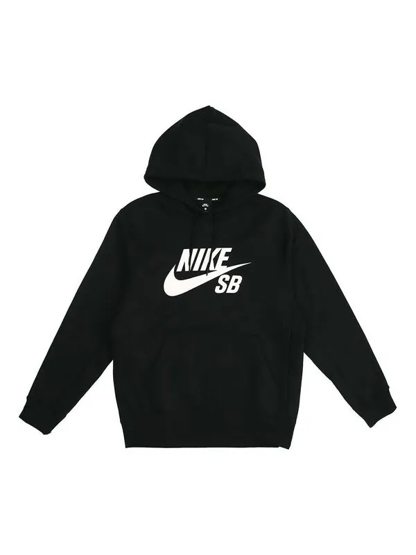 Толстовка Nike SB Skateboard ICON Skate Hooded Fleece Men Black — изображение 1 из 4, черный