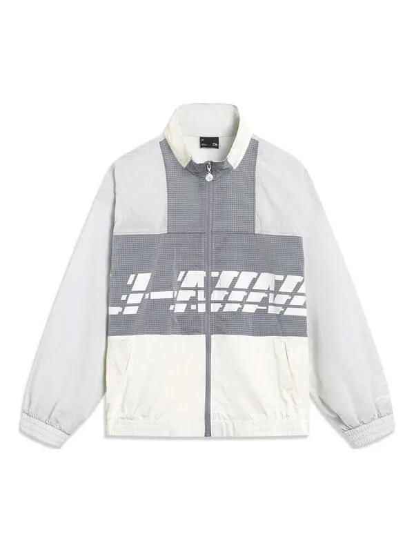 Куртка ветровка спортивная куртка Li-Ning — изображение 1 из 2, белый/серый