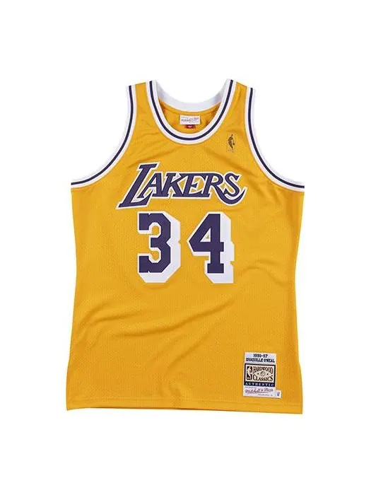Баскетбольное джерси Mitchell & Ness NBA Authentic Shaquille ONeal Los Angeles Lakers 1996-97 Jersey — изображение 1 из 2