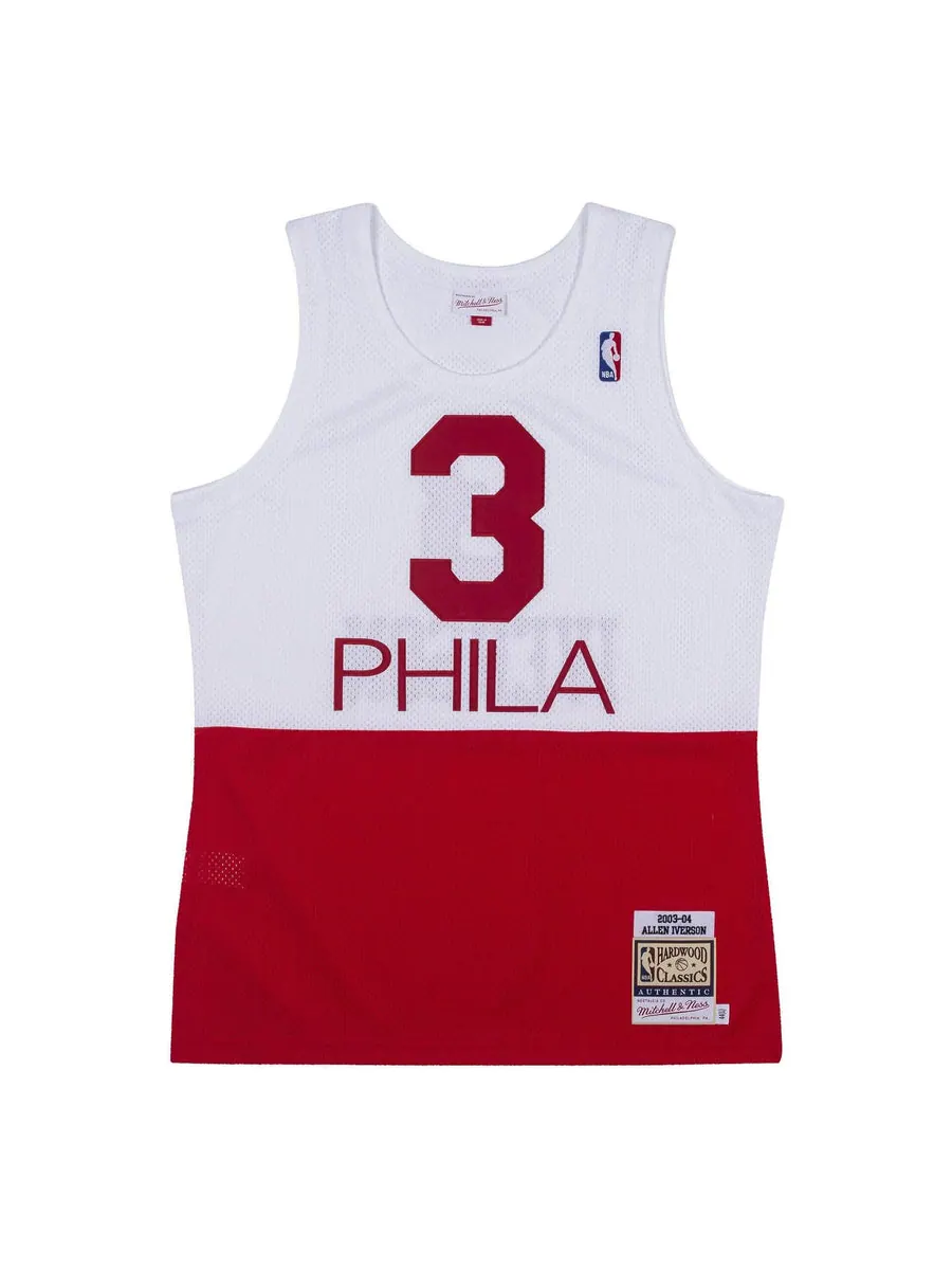 Джерси Mitchell & Ness x NBA Philadelphia 76ers 2003-04 Jerseys 'Allen Iverson 03' — изображение 1 из 3, белый