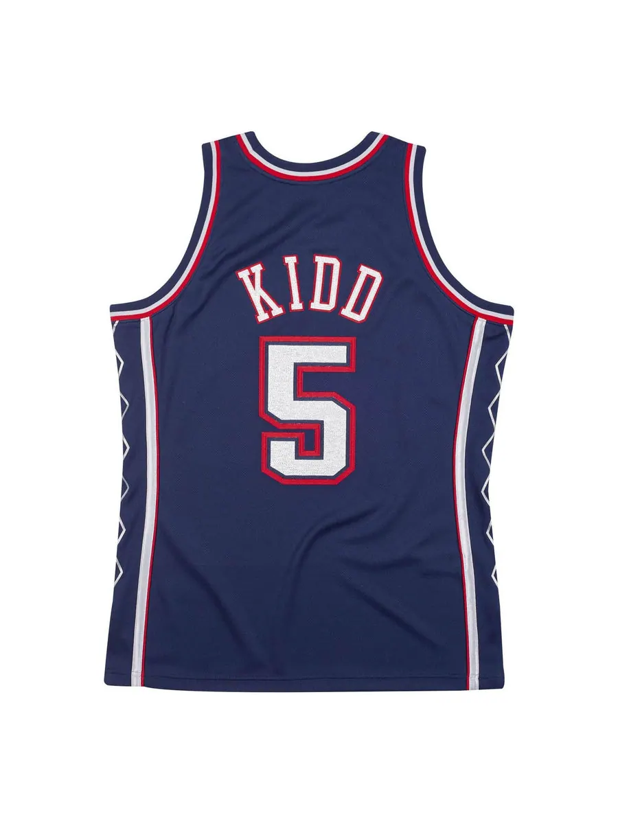 Джерси Mitchell & Ness x NBA New Jersey Nets 2006-07 Jerseys 'Jason Kidd 5' — изображение 2 из 3, темно-синий