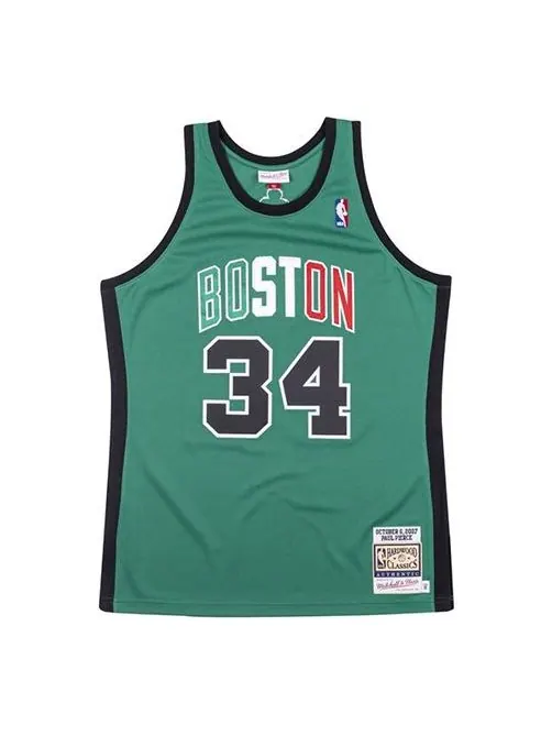 Баскетбольное джерси Mitchell & Ness Green 2007-08 Authentic Jersey Paul Pierce #34 — изображение 1 из 2