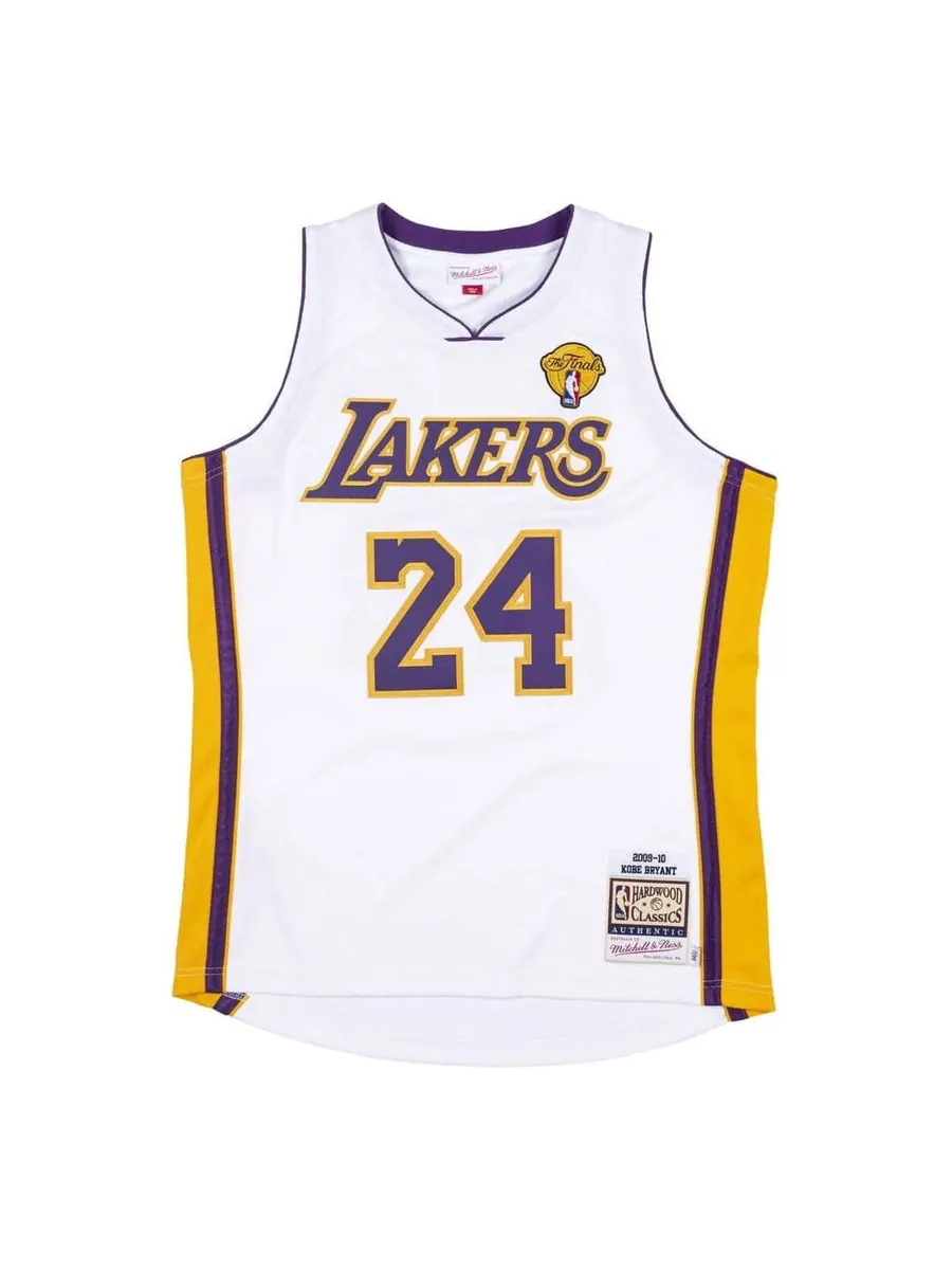 Джерси Mitchell & Ness NBA Kobe Bryant Los Angeles Lakers 2009/10 Jersey #24 — изображение 1 из 3, белый