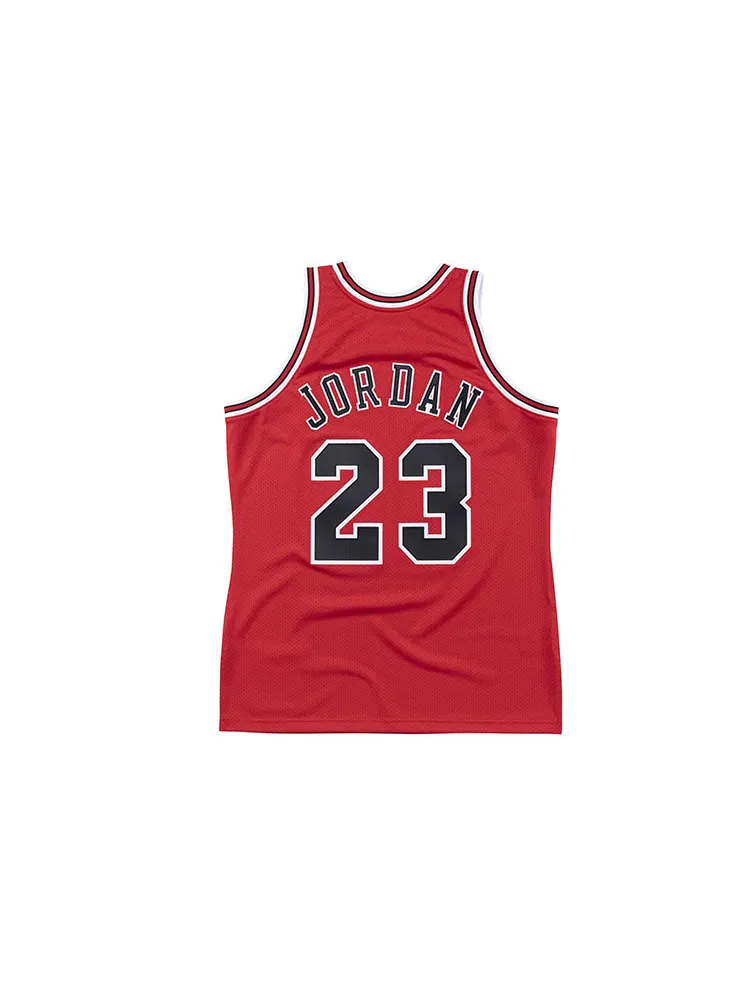 Джерси Mitchell & Ness NBA Authentic Jersey Chicago Bulls 1996-97 Michael Jordan 'Red' — изображение 2 из 2, красный