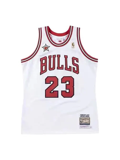 Баскетбольное джерси Mitchell & Ness NBA AU 97 23 — изображение 1 из 5, белый