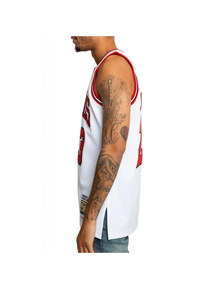 Баскетбольное джерси Mitchell & Ness NBA AU 97 23 — изображение 4 из 5, белый