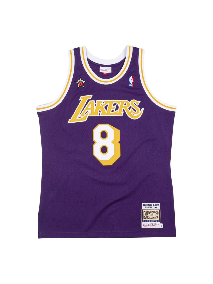 Джерси Mitchell & Ness NBA Kobe Bryant All-Star 1998 West Jersey #8 — изображение 1 из 3, фиолетовый