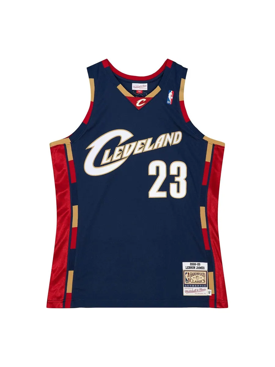Джерси Mitchell & Ness NBA Lebron James Cleveland Cavaliers 2008/09 Jersey #23 — изображение 1 из 2, темно-синий