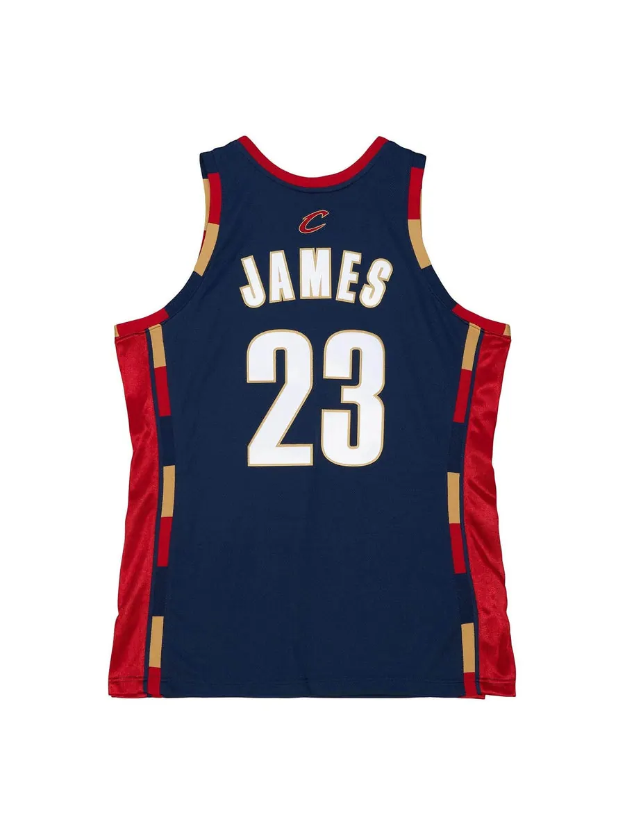 Джерси Mitchell & Ness NBA Lebron James Cleveland Cavaliers 2008/09 Jersey #23 — изображение 2 из 2, темно-синий