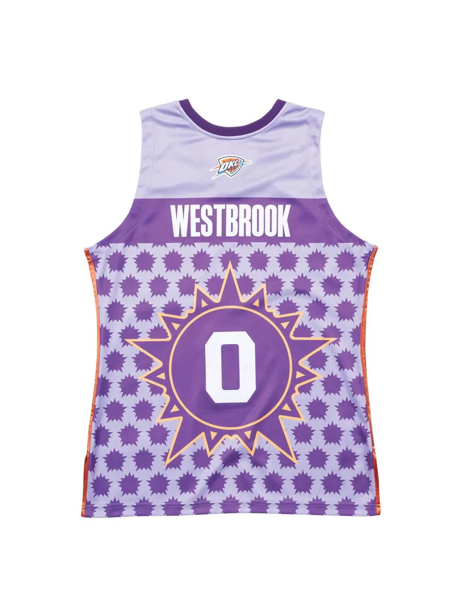 Джерси Mitchell & Ness x NBA Rookie Team 2009 Jerseys 'Russell Westbrook 0' — изображение 2 из 3, фиолетовый