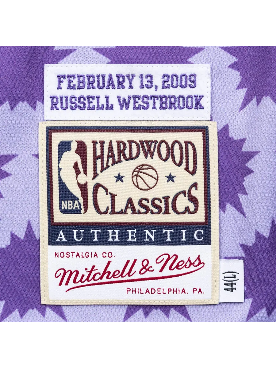 Джерси Mitchell & Ness x NBA Rookie Team 2009 Jerseys 'Russell Westbrook 0' — изображение 3 из 3, фиолетовый