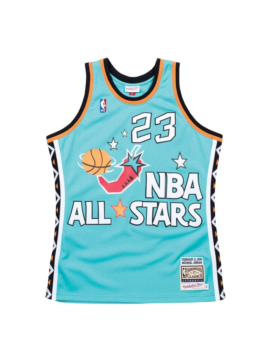 Джерси Mitchell & Ness NBA Michael Jordan All-Star 1996 East Jersey #23 — изображение 1 из 3, бирюзовый