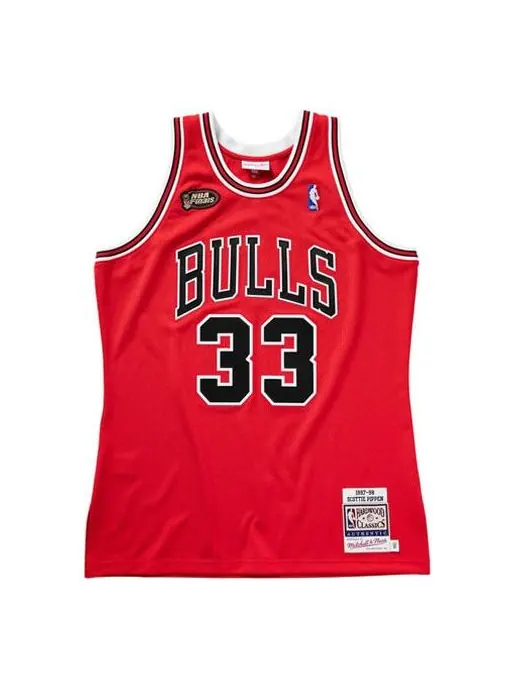 Баскетбольное джерси Mitchell & Ness NBA Swingman Jersey Chicago Bulls 1997-98 Scottie Pippen — изображение 1 из 2