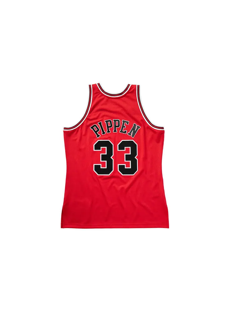 Баскетбольное джерси Mitchell & Ness NBA Swingman Jersey Chicago Bulls 1997-98 Scottie Pippen — изображение 2 из 2