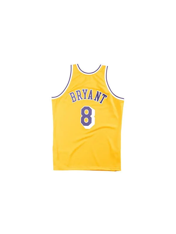 Майка Mitchell & Ness NBA Authentic Jersey 'Los Angeles Lakers - Kobe Bryant 1996-97' — изображение 2 из 4, желтый