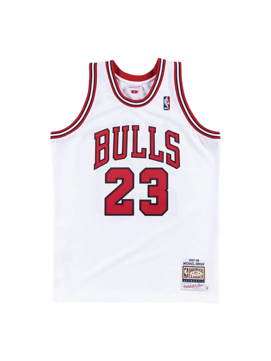 Джерси Mitchell & Ness x NBA Chicago Bulls 1997-98 Home Jerseys 'Michael Jordan 23' — изображение 1 из 3, белый