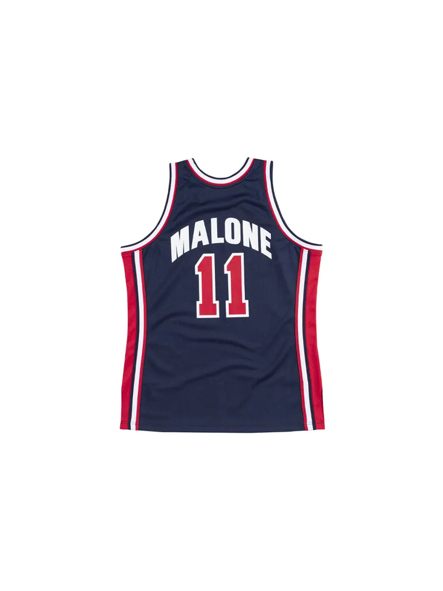 Джерси Mitchell & Ness Authentic Jersey Team USA 1992 Karl Malone 'Navy Red' — изображение 2 из 2, темно-синий