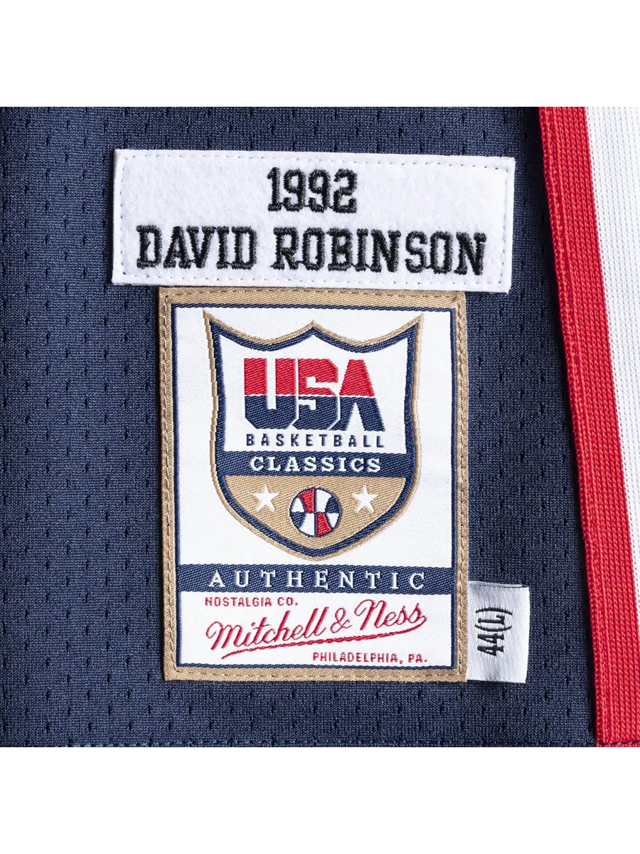 Джерси Mitchell & Ness Team USA 1992 Jerseys 'David Robinson 5' — изображение 3 из 3, темно-синий