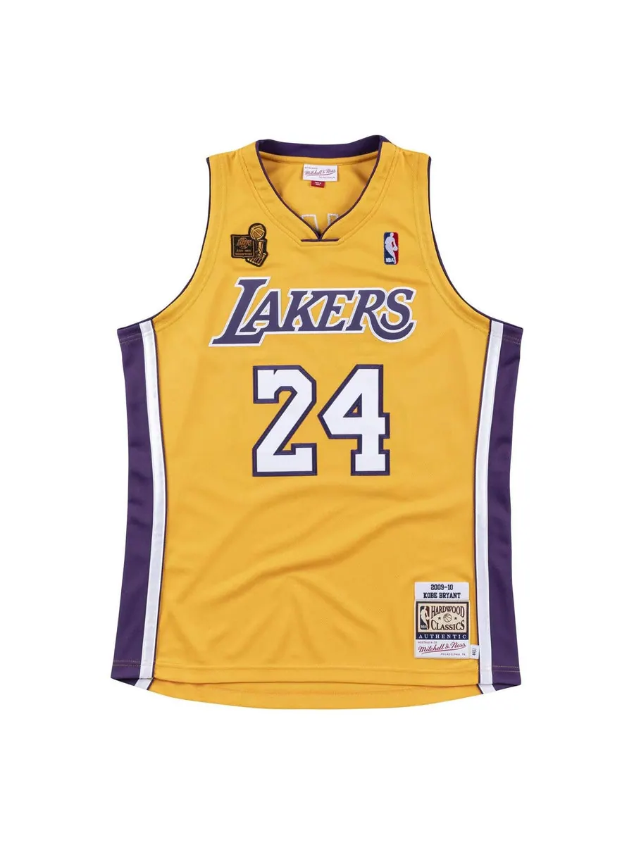 Джерси Mitchell & Ness x NBA Los Angeles Lakers 2009-10 Jersey 'Kobe Bryant 24' — изображение 1 из 3, желтый