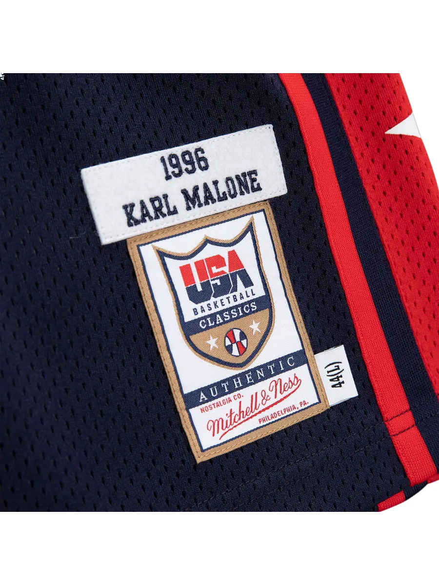 Джерси Mitchell & Ness Team USA 1996-97 Jerseys 'Karl Malone 11' — изображение 3 из 3, темно-синий