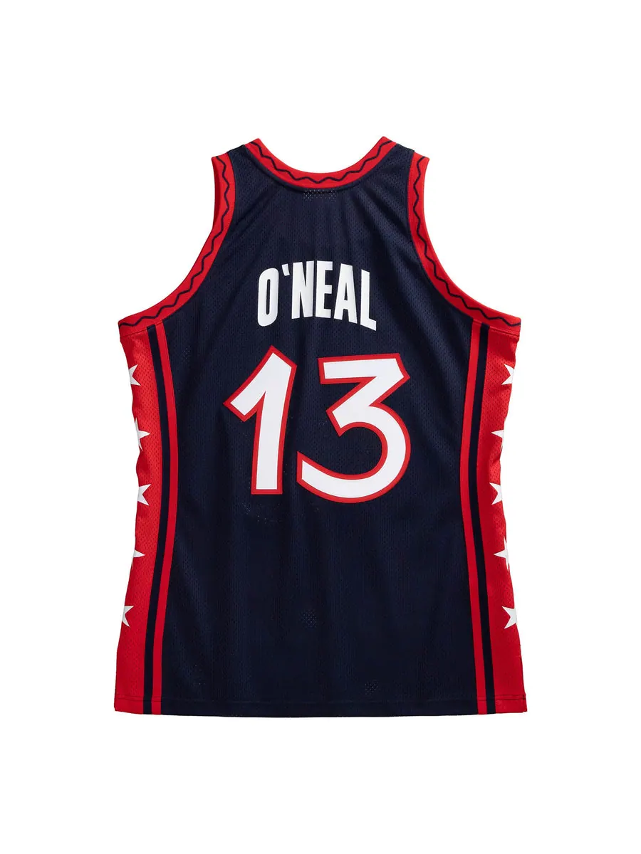 Джерси Mitchell & Ness Team USA 1996-97 Jerseys 'Shaquille O'Neal 13' — изображение 2 из 2, темно-синий