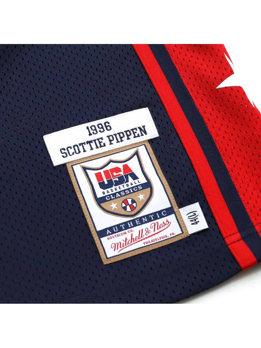 Джерси Mitchell & Ness Team USA 1996-97 Jerseys 'Scottie Pippen 8' — изображение 3 из 3, темно-синий