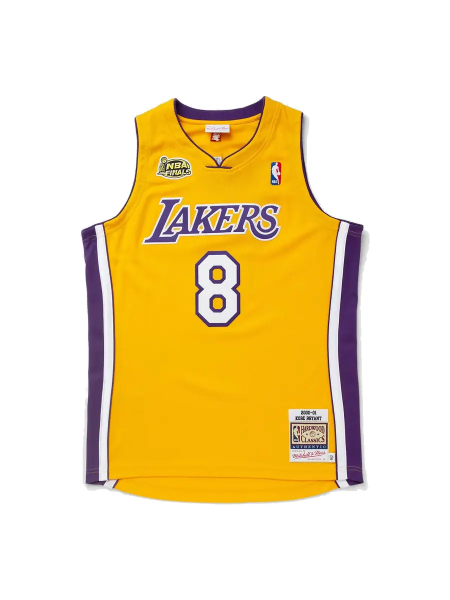 Джерси Mitchell & Ness NBA Kobe Bryant Los Angeles Lakers 2000/01 Jersey #8 — изображение 1 из 2, желтый