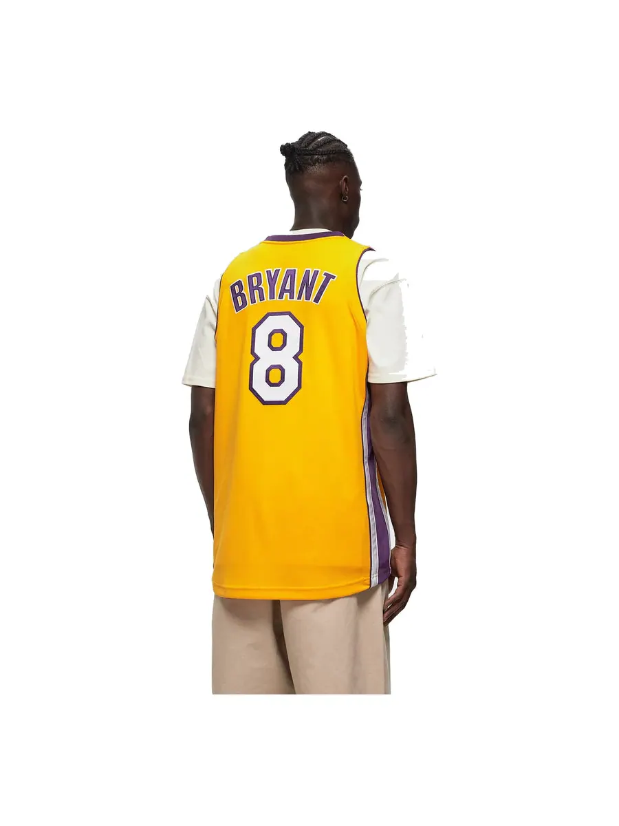 Джерси Mitchell & Ness NBA Kobe Bryant Los Angeles Lakers 2000/01 Jersey #8 — изображение 2 из 2, желтый